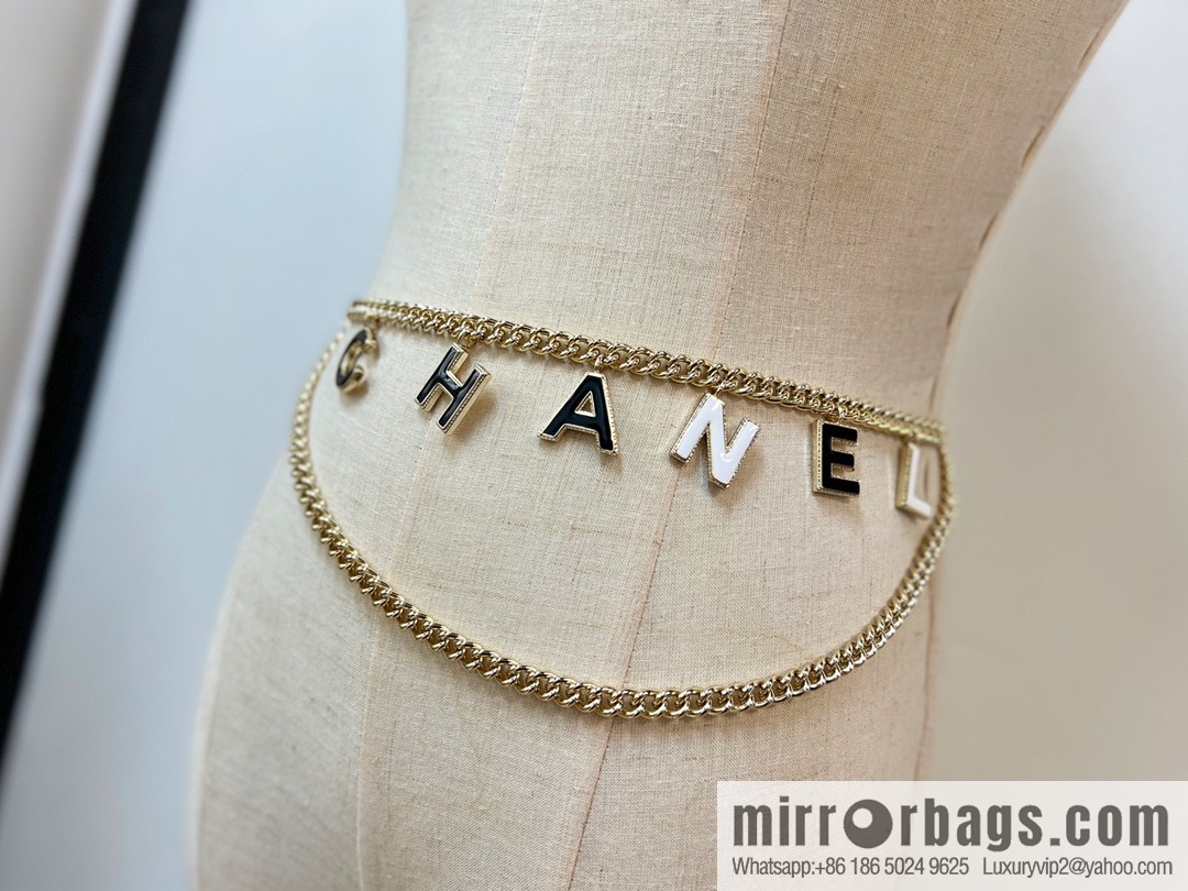New ☑️ Chanel double c letter fringed belt belt chain