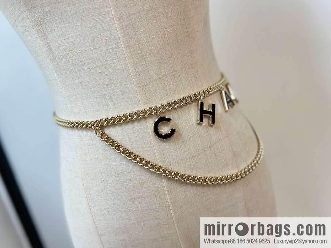 New ☑️ Chanel double c letter fringed belt belt chain