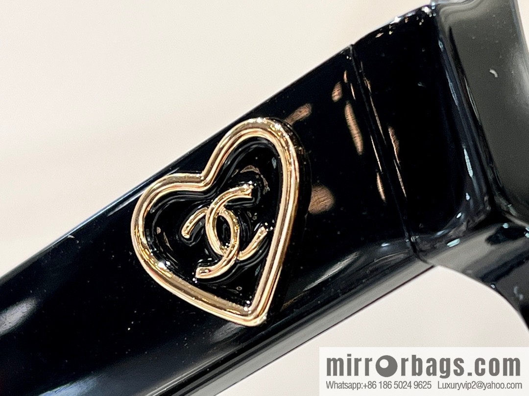 Chanel women's large frame sunglasses