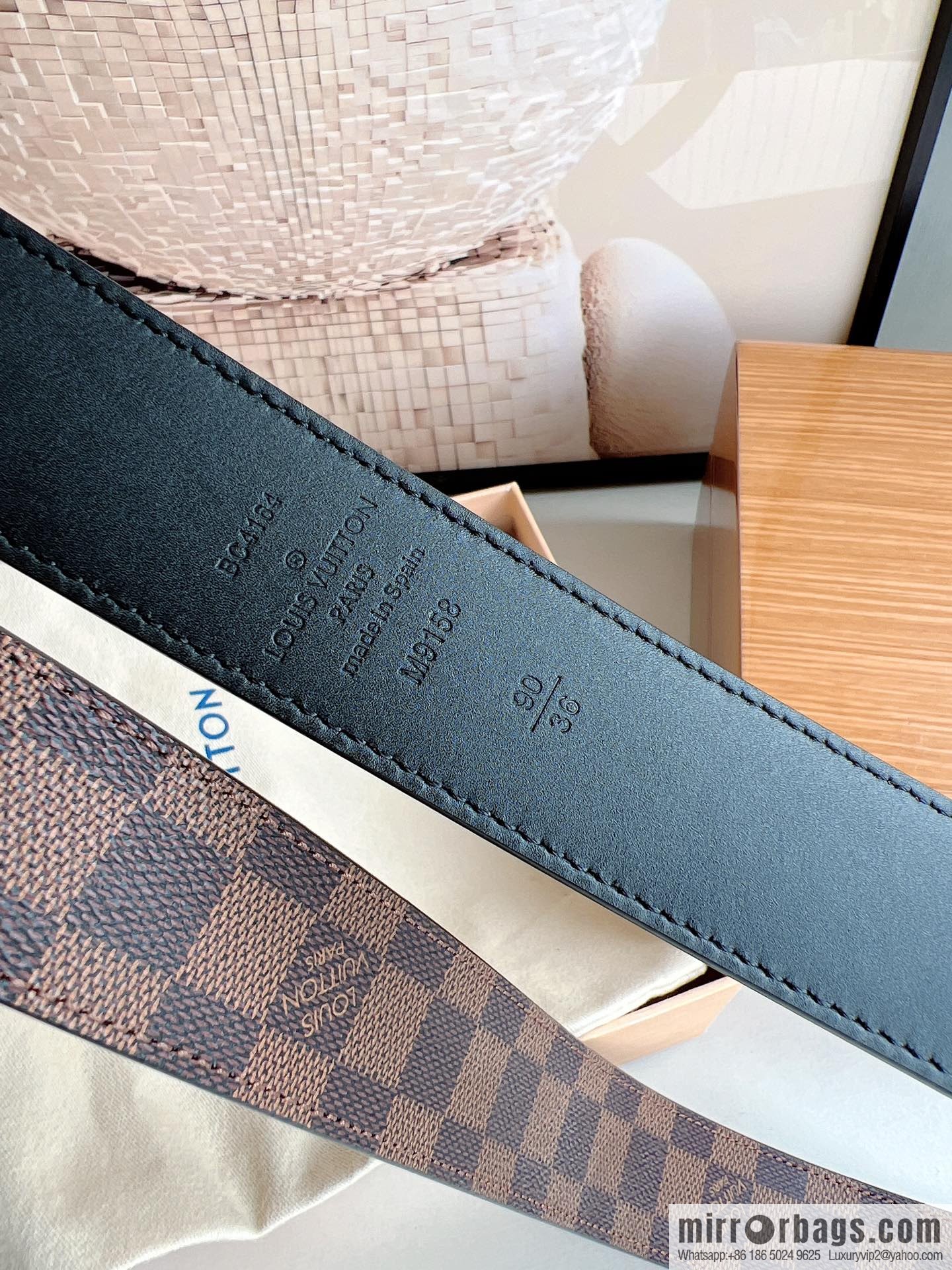 LV/Louis Vuitton, presbyopia needle belt 35mm width