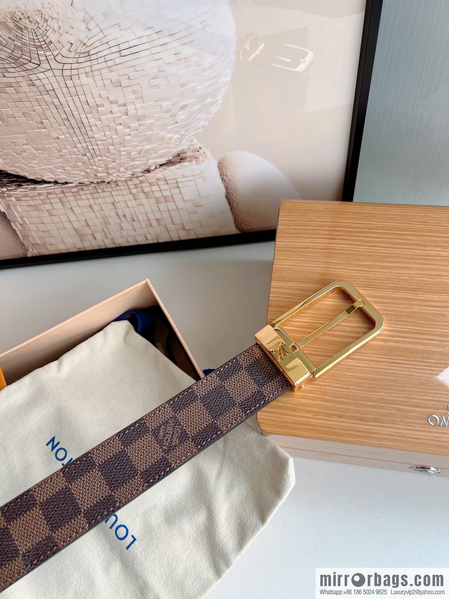 LV/Louis Vuitton, presbyopia needle belt 35mm width