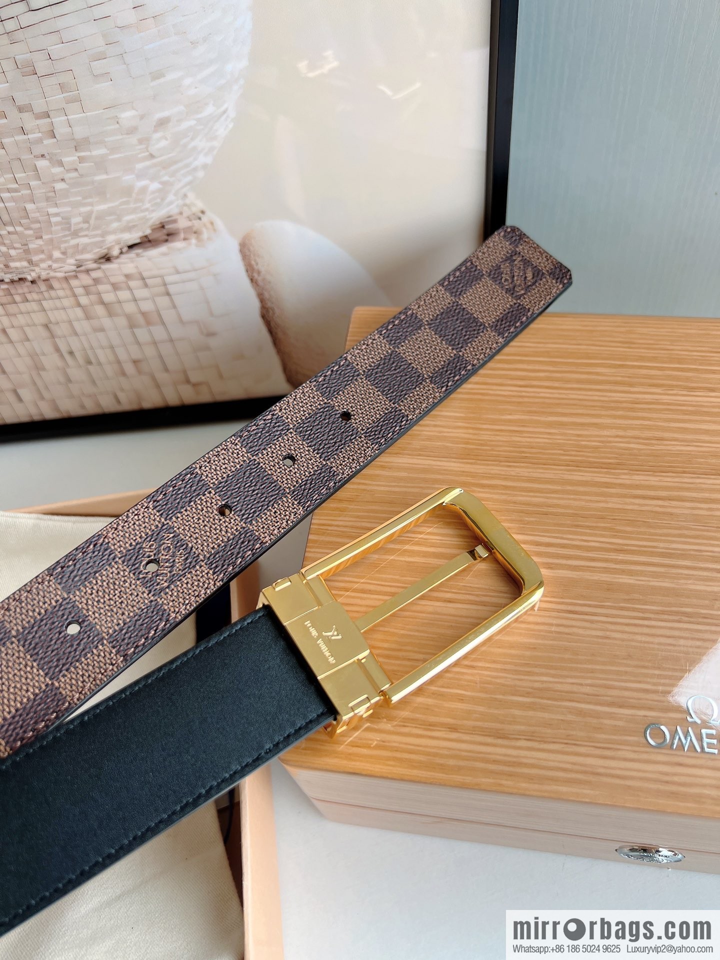 LV/Louis Vuitton, presbyopia needle belt 35mm width