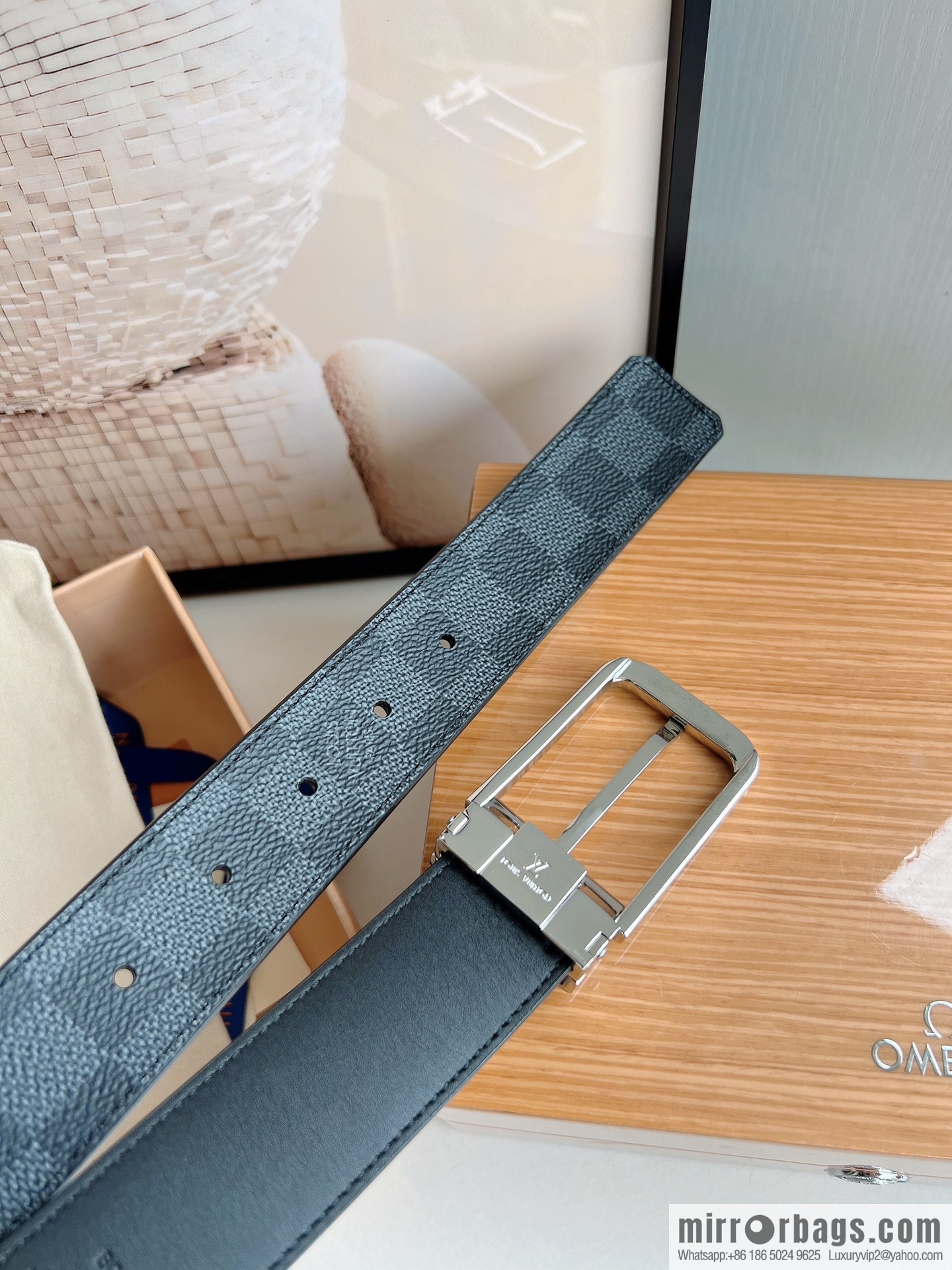 LV/Louis Vuitton, presbyopia needle belt 35mm width