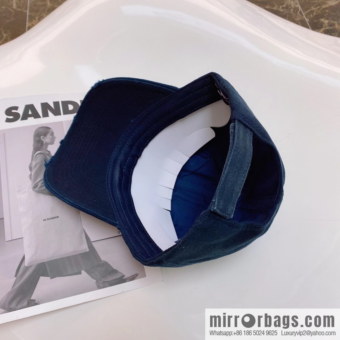 BALENCIAGA Balenciaga's new shampoo gray brim letter logo baseball cap