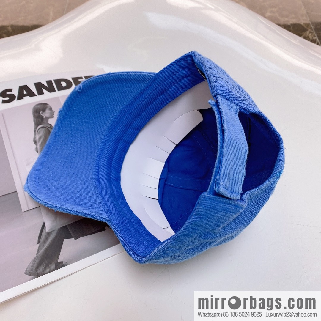 BALENCIAGA Balenciaga's new shampoo gray brim letter logo baseball cap