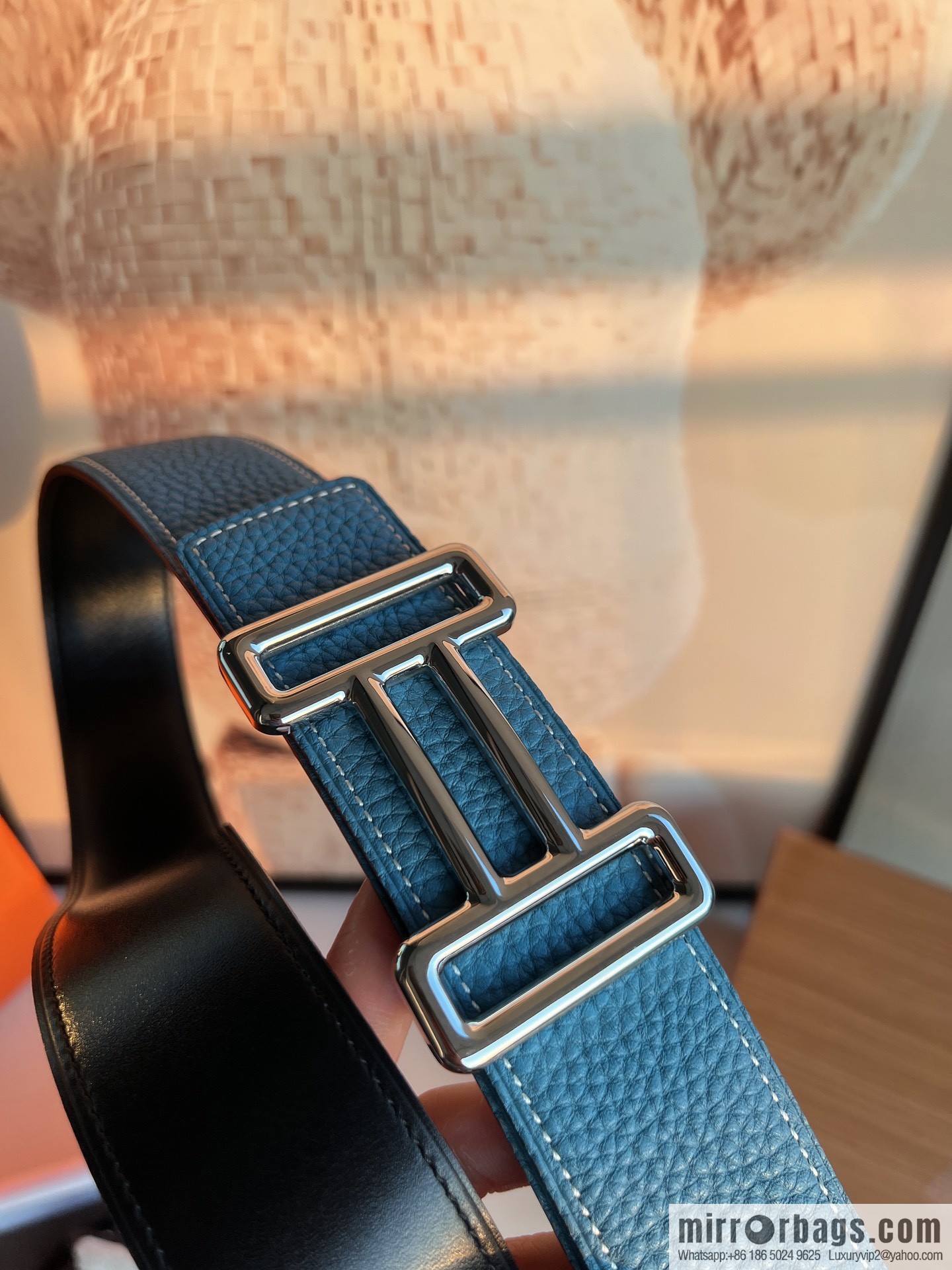 Hermes 2021 Trend Series Element Belt 38cm