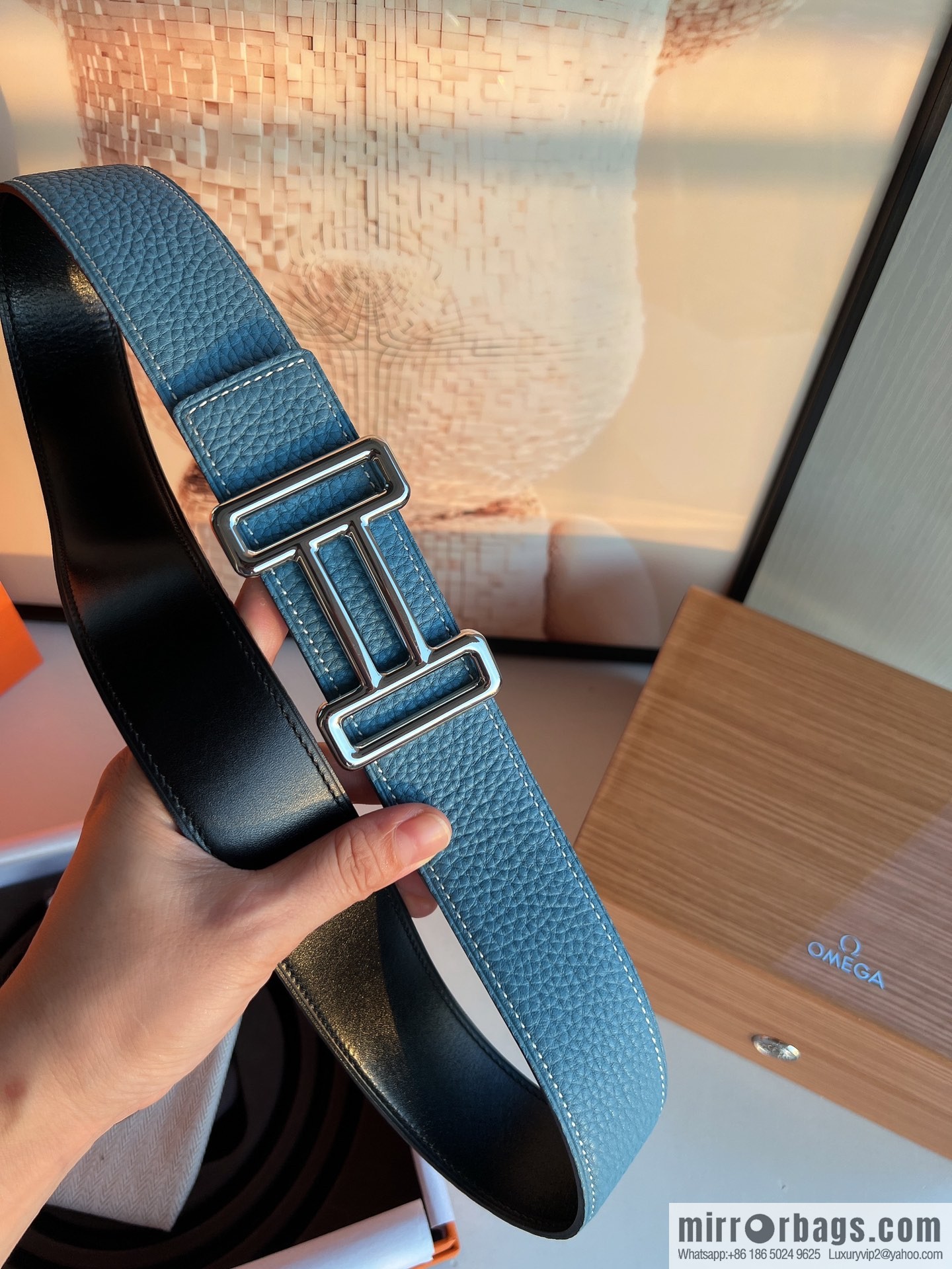 Hermes 2021 Trend Series Element Belt 38cm