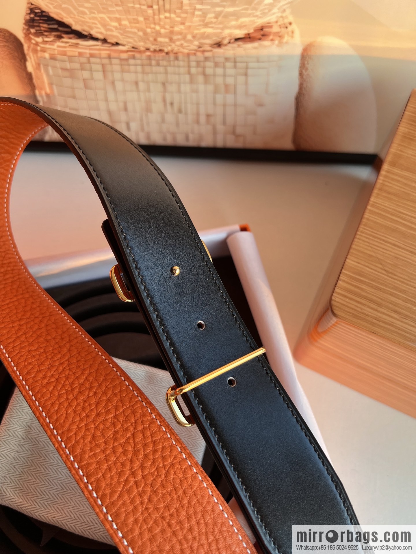 Hermes 2021 Trend Series Element Belt 38cm