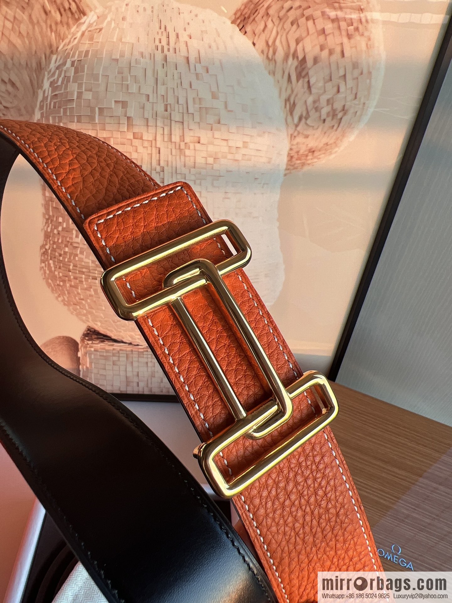 Hermes 2021 Trend Series Element Belt 38cm