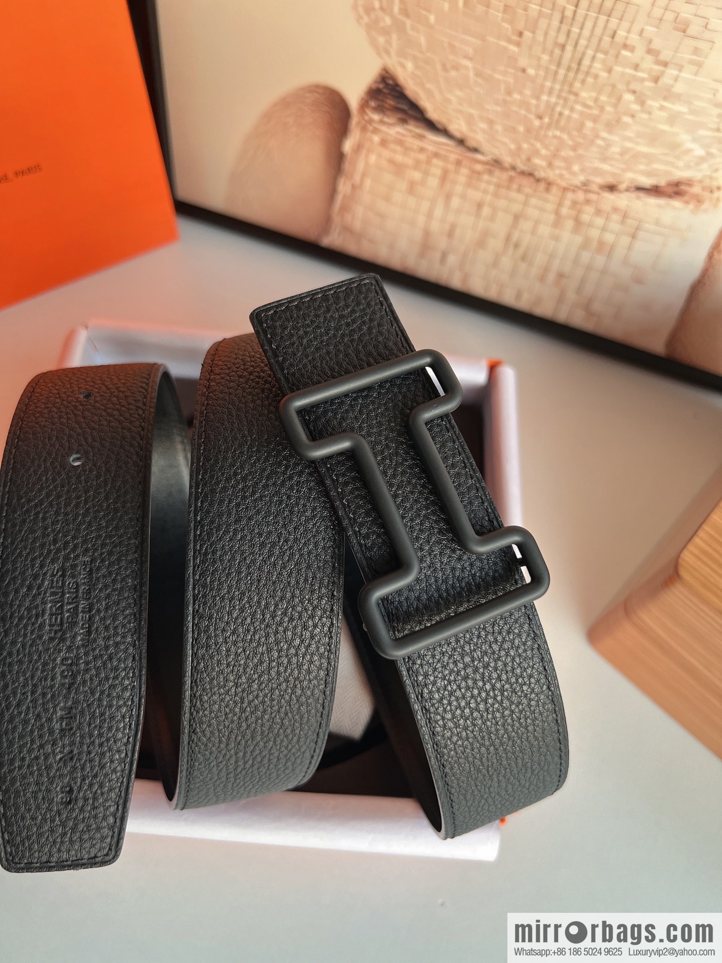 Hermes 2021 Trend Series Element Belt 38cm