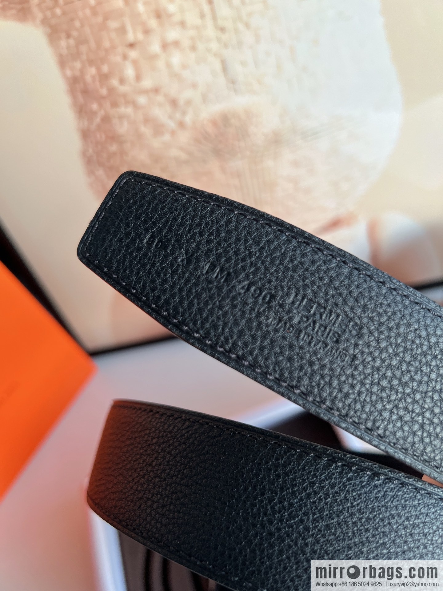 Hermes 2021 Trend Series Element Belt 38cm