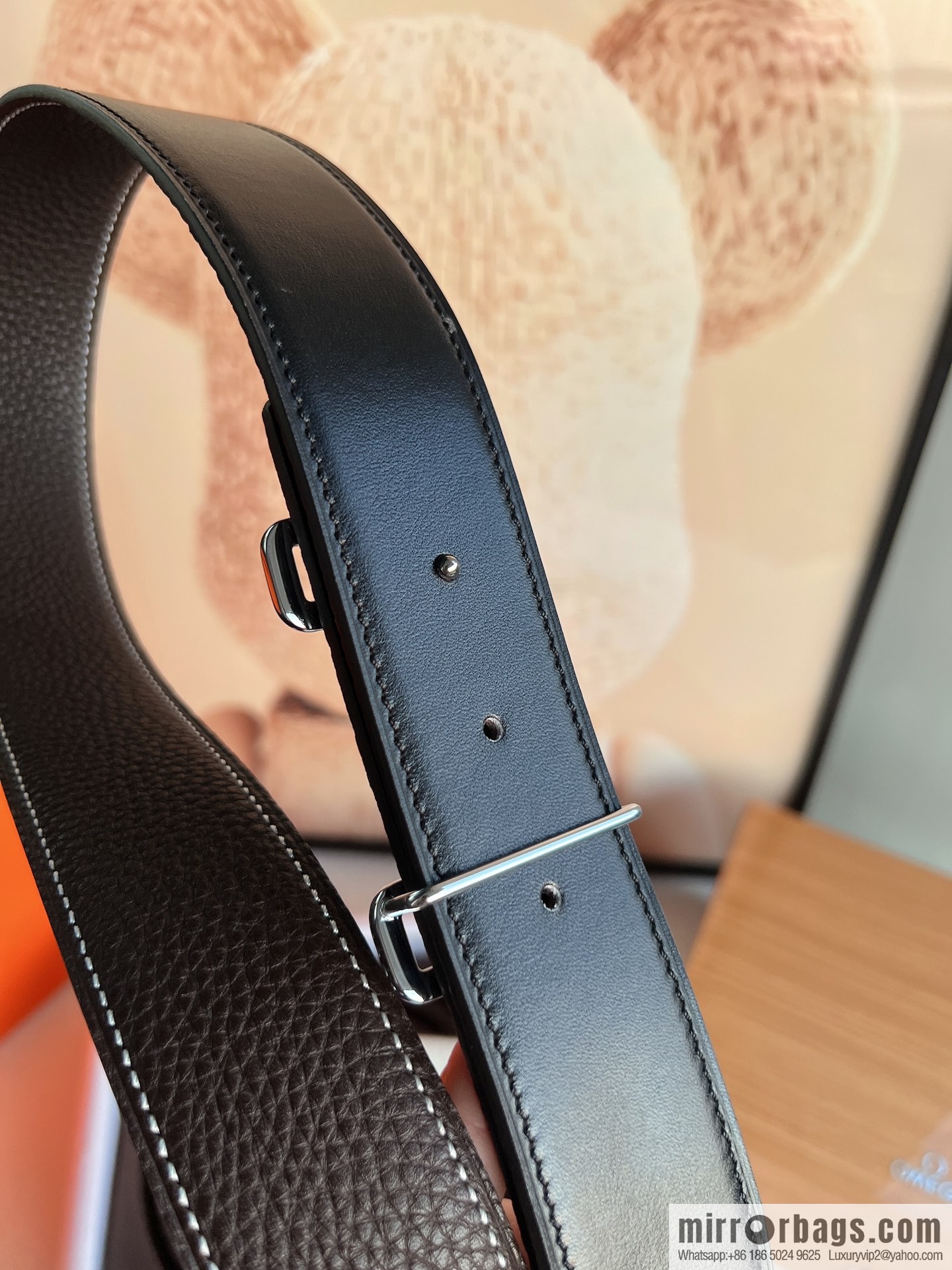 Hermes 2021 Trend Series Element Belt 38cm