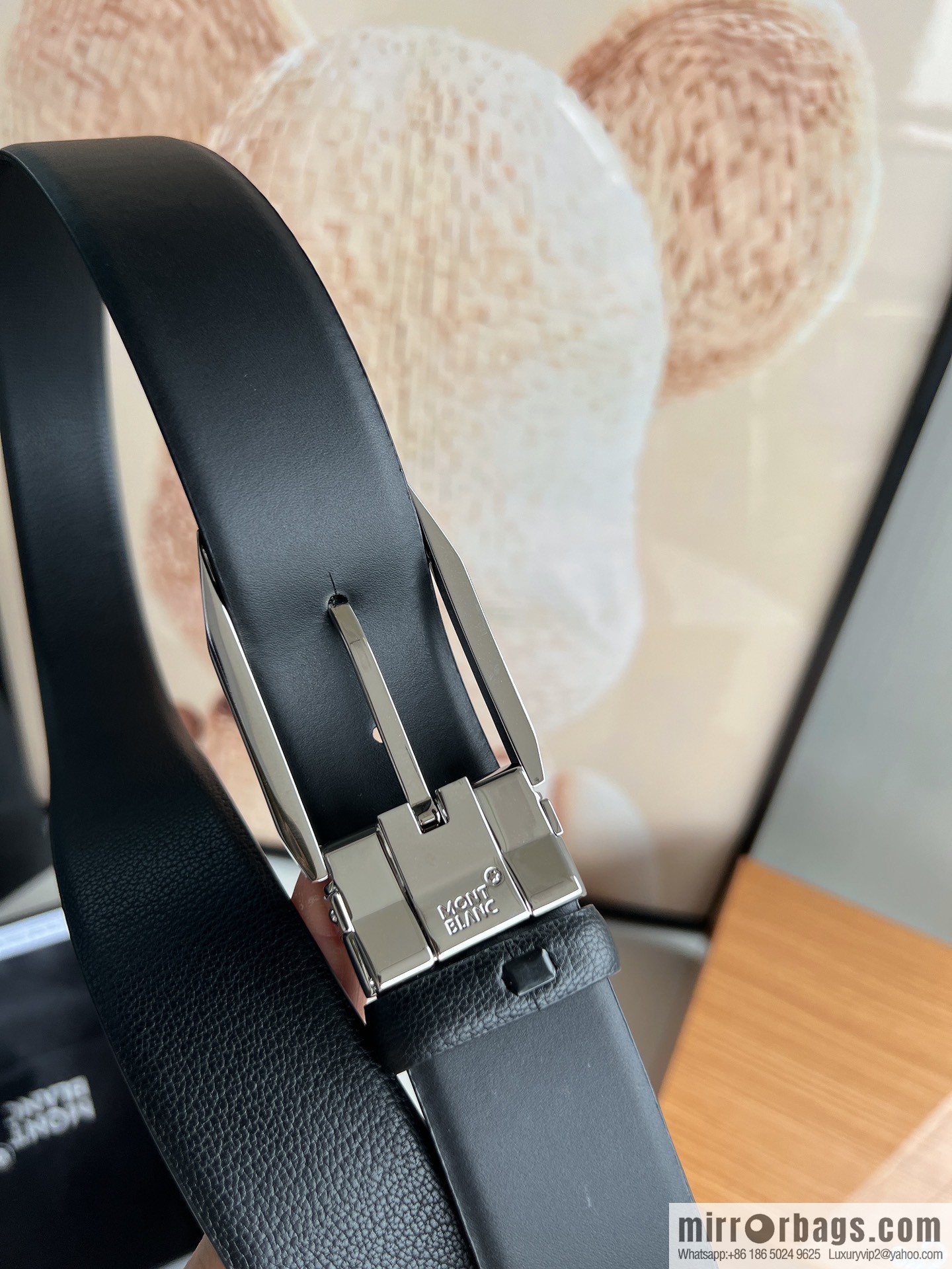 Zegna ZEGNA exquisite metal pin buckle first layer cowhide belt 3.5cm