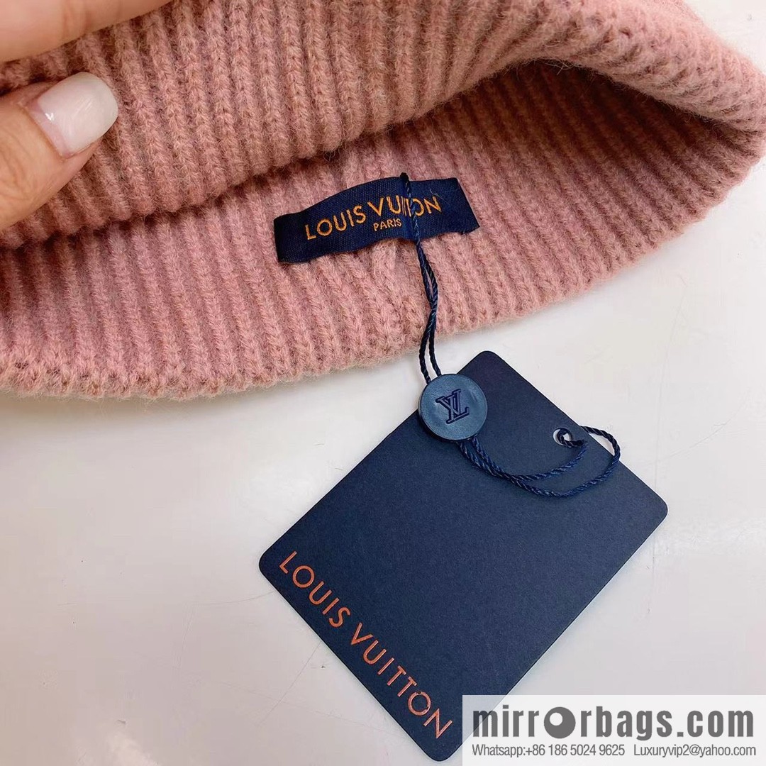 LV Louis Vuitton autumn and winter wool knitted wool hat