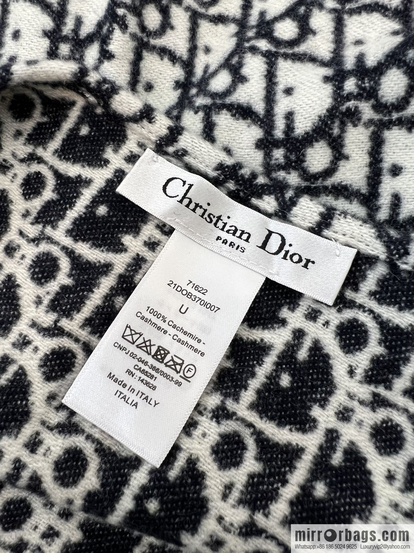 Dior Oblique Bookmark Cloak