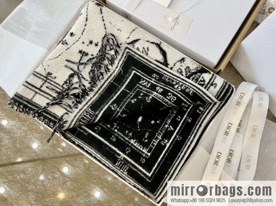 Dior Astrology Series Jacquard Blanket
