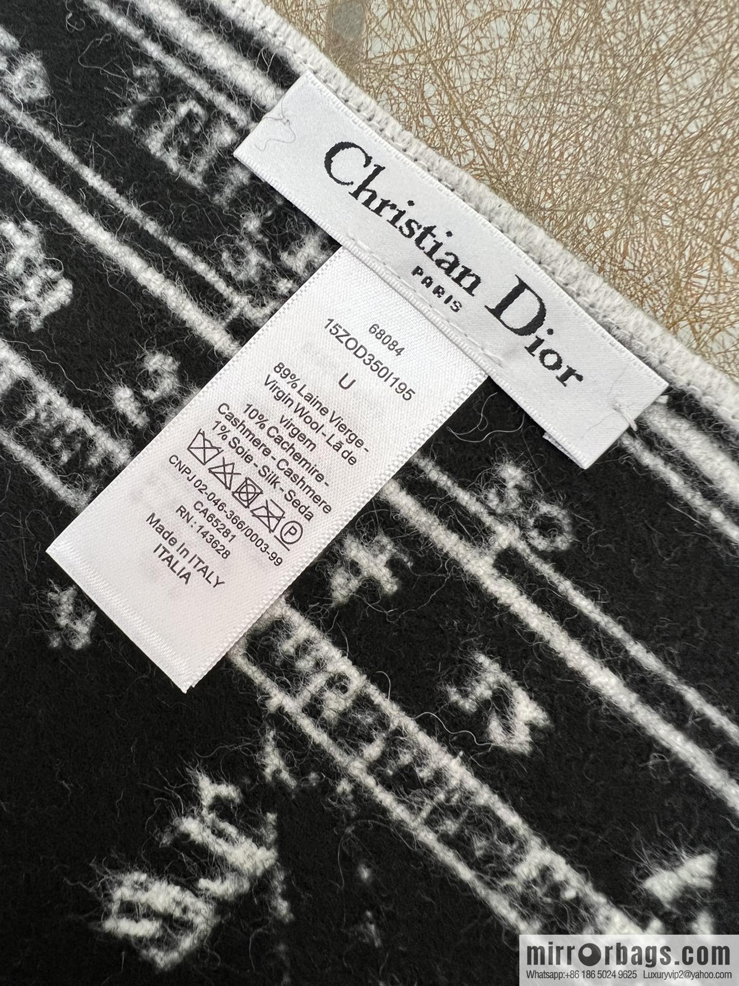 Dior Astrology Series Jacquard Blanket