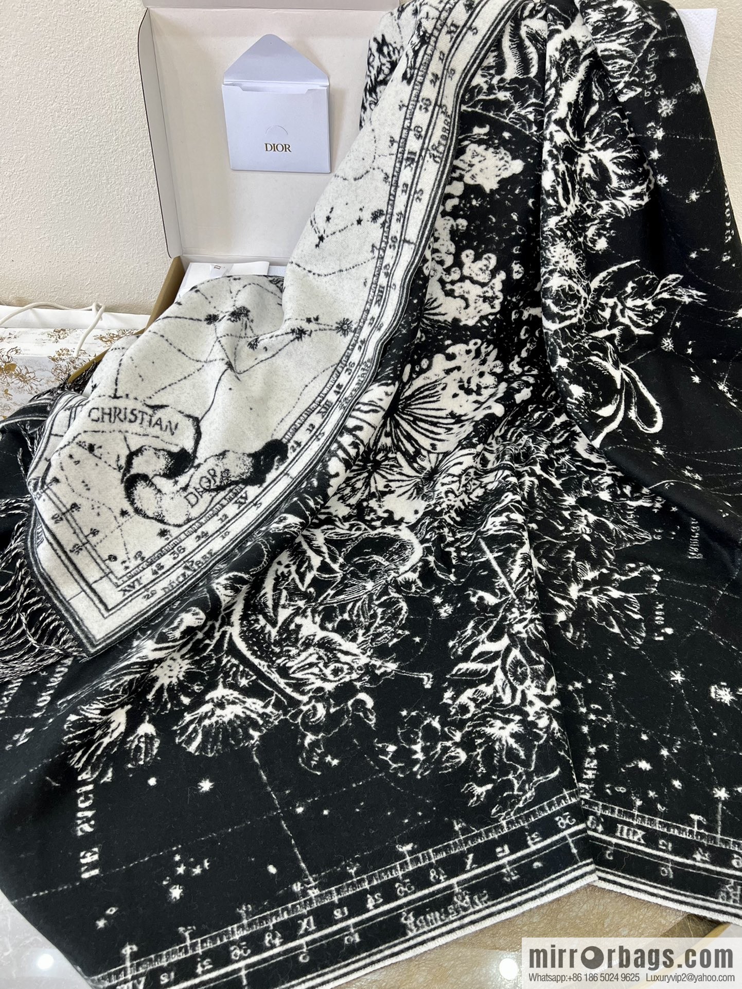 Dior Astrology Series Jacquard Blanket