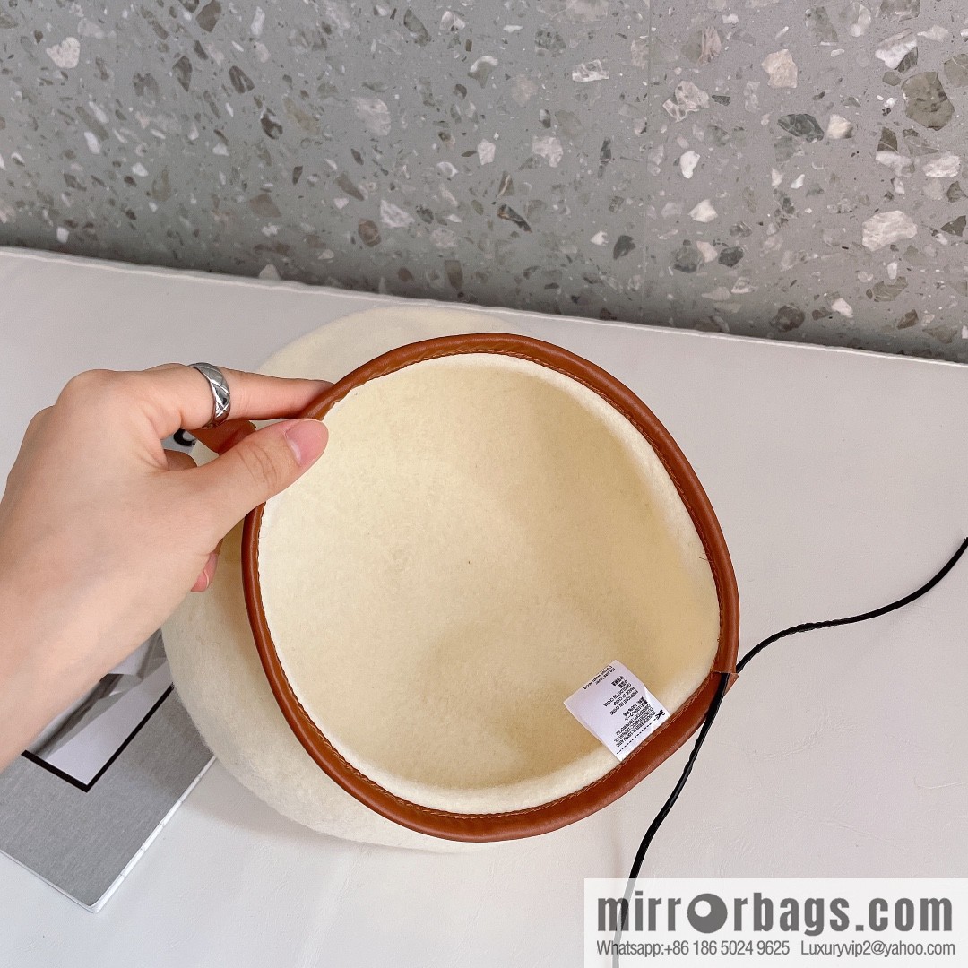 YSL Saint Laurent 2022 new wool simple beret