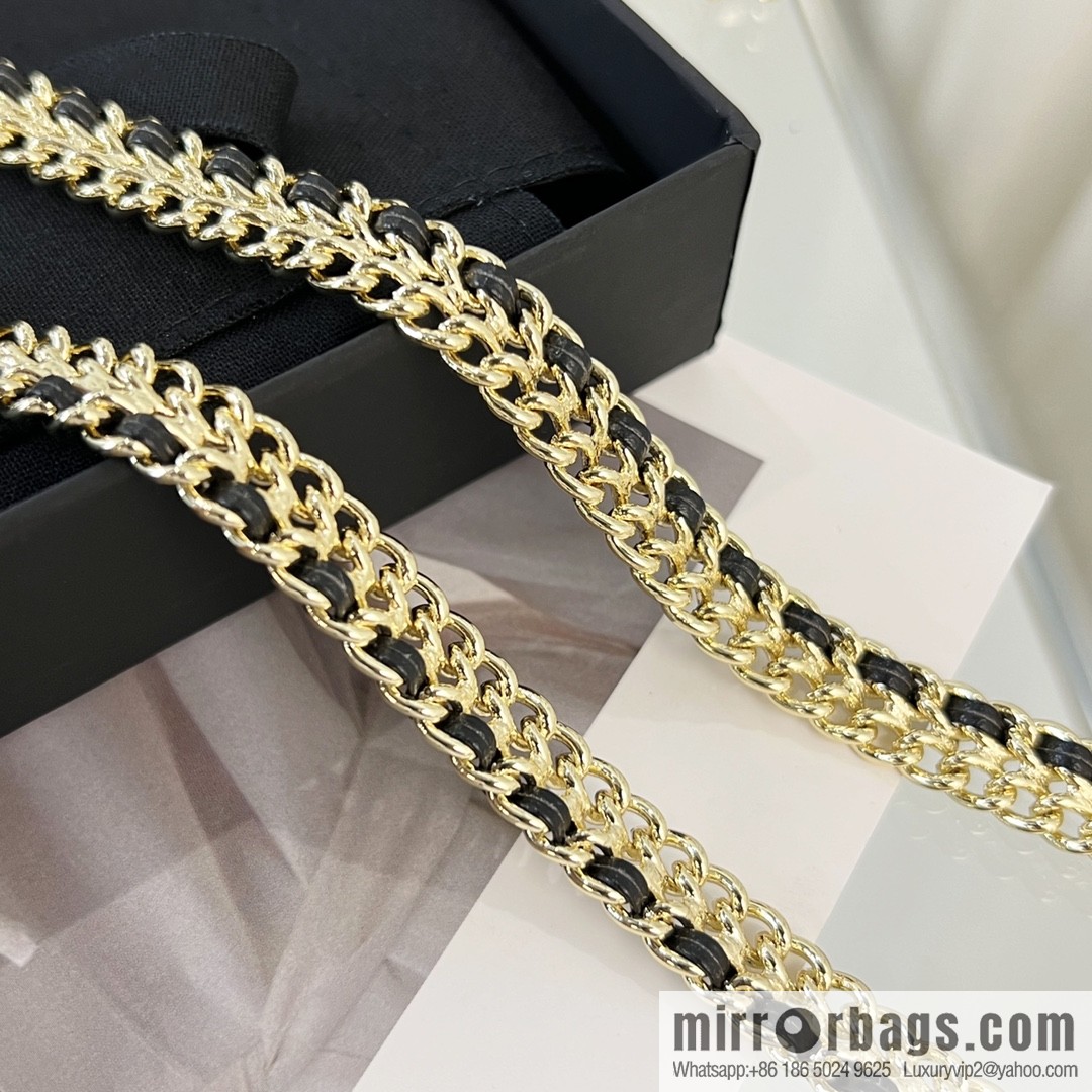 New ☑️ CHANEL CHANEL double c peach heart coco belt belt chain