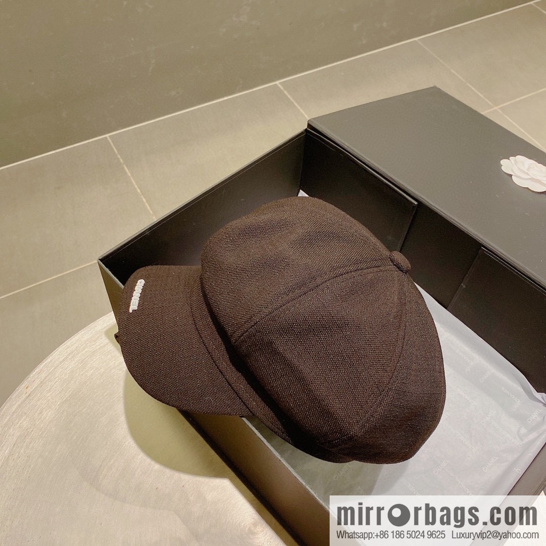 Chanel 2022 autumn and winter new octagonal hat