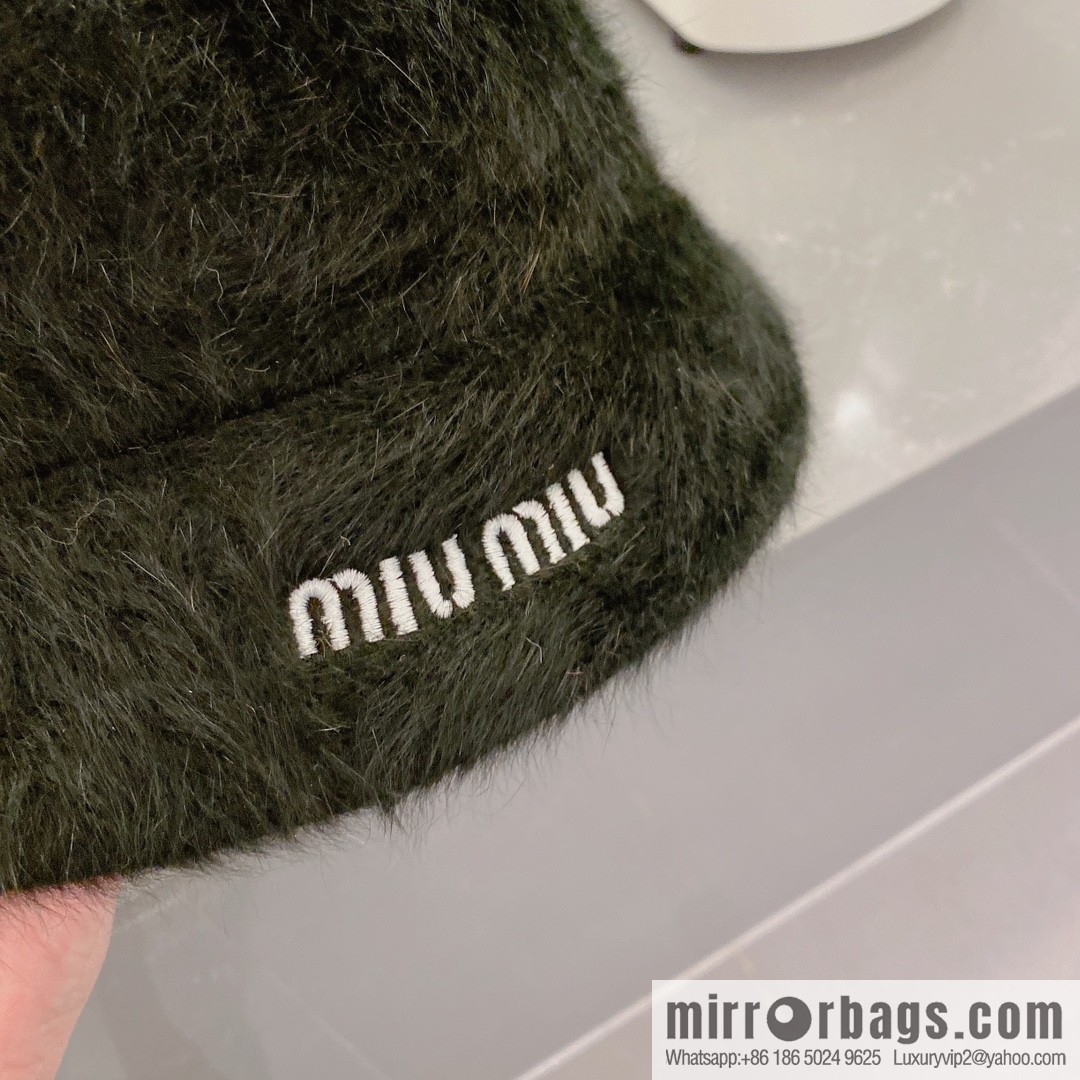 Miumiu miumiu rabbit fur top hat