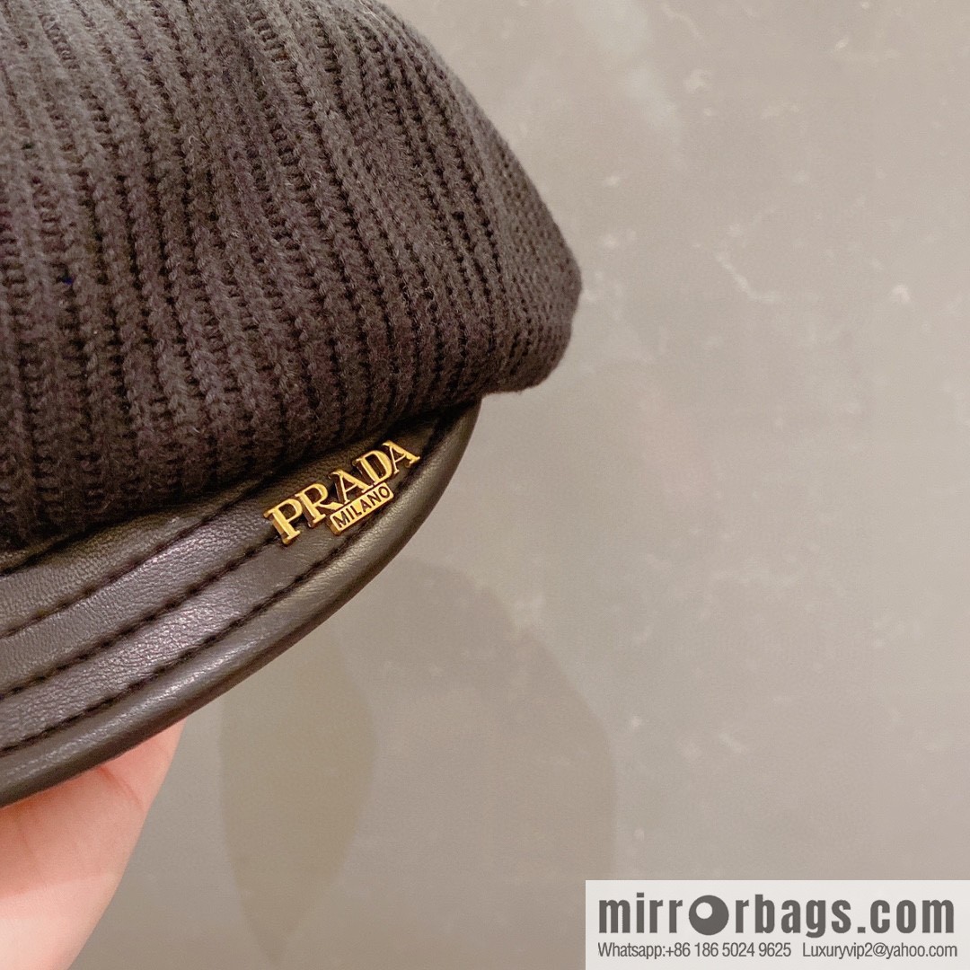 Prada 2022 autumn cap military cap