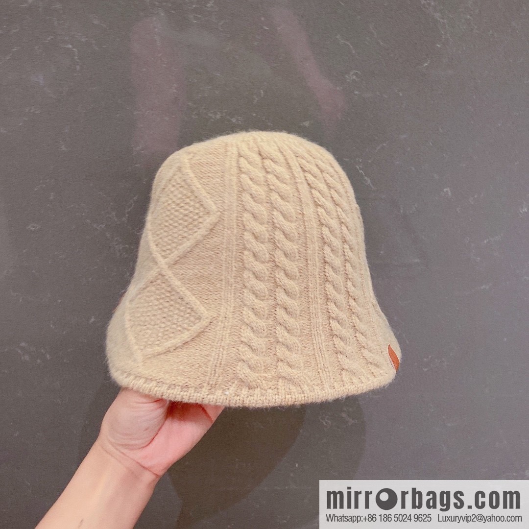 LOEWE 2022 autumn and winter new wool bucket hat