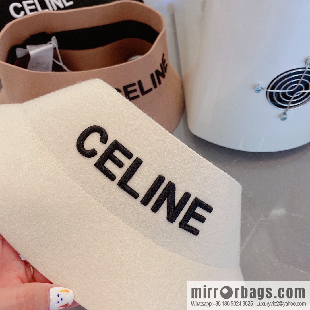 Celine autumn 2022 empty top sun hat