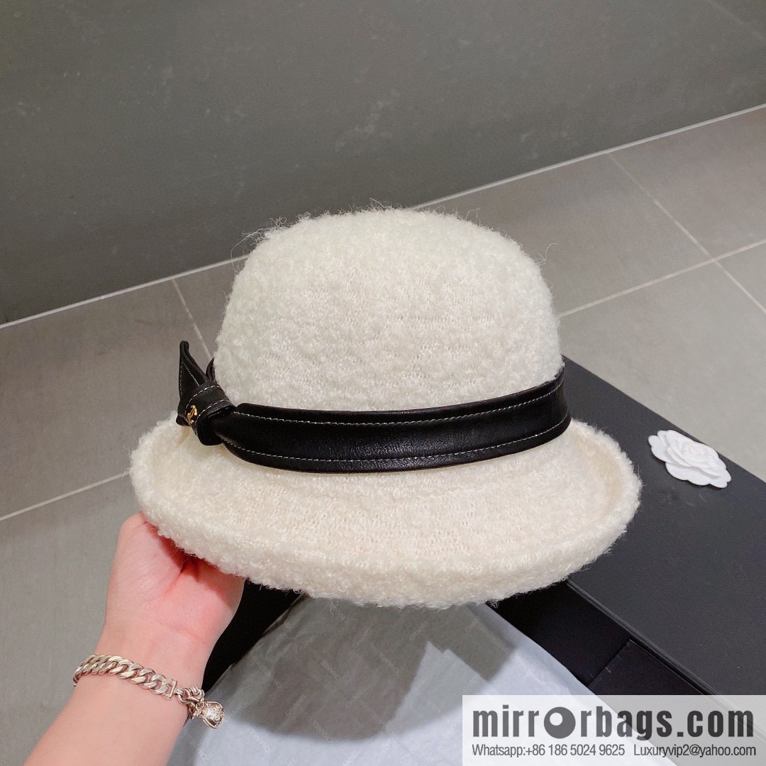 Chanel 2022 autumn and winter new wool basin hat