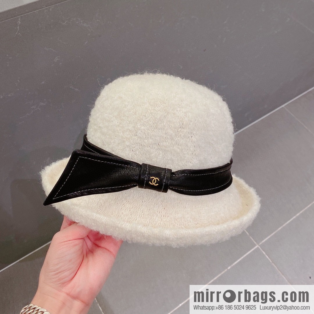 Chanel 2022 autumn and winter new wool basin hat