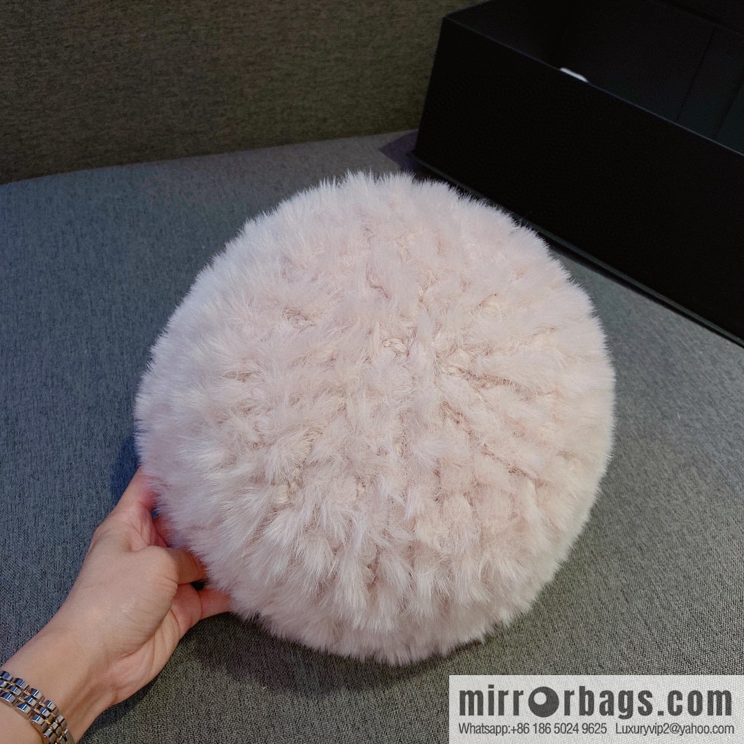 VALENTNNO rabbit fur bucket hat