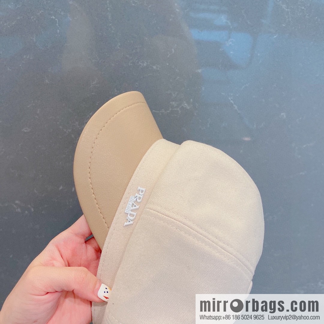 PRADA Prada 2022 autumn and winter new duck tongue pumpkin hat