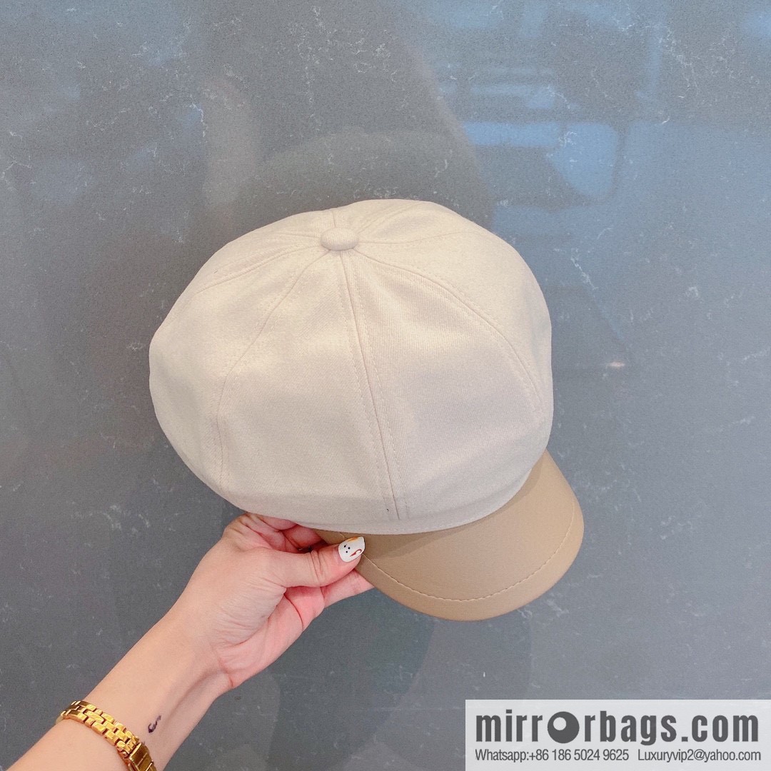 PRADA Prada 2022 autumn and winter new duck tongue pumpkin hat