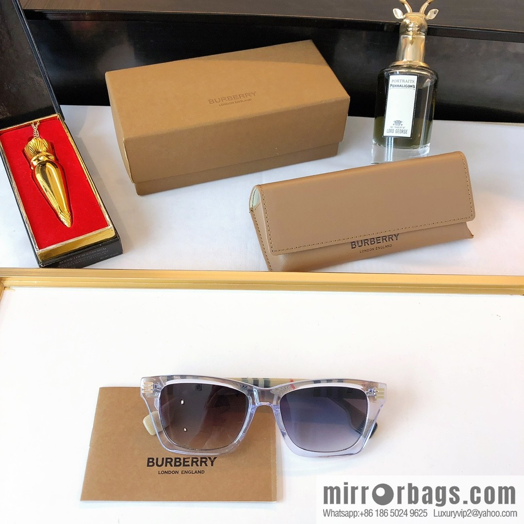 Burberry three-dimensional small frame unisex sunglasses