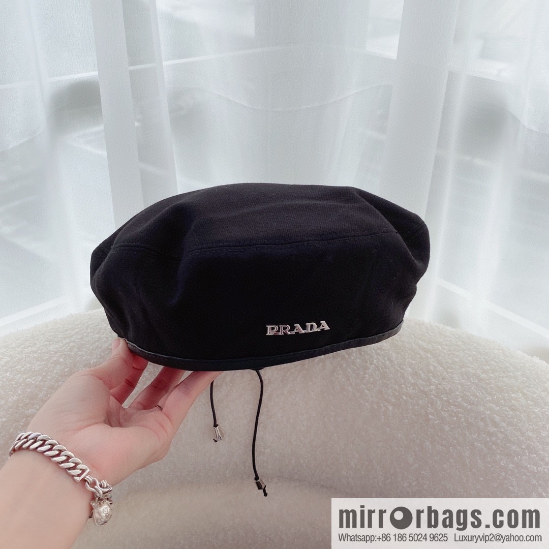Prada 2022 autumn and winter new wool beret