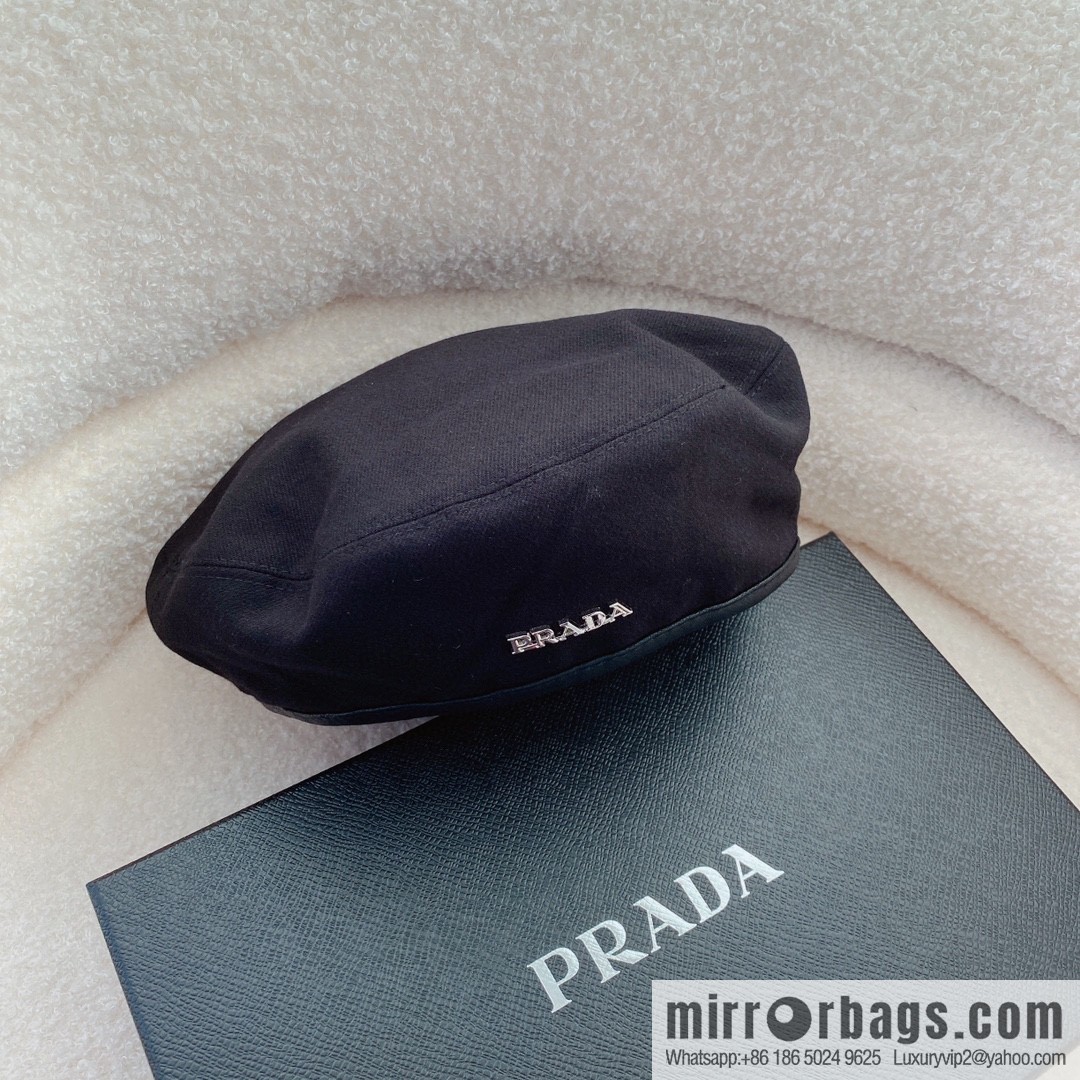 Prada 2022 autumn and winter new wool beret