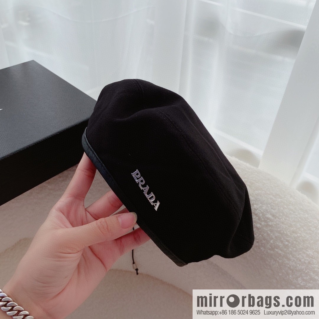 Prada 2022 autumn and winter new wool beret