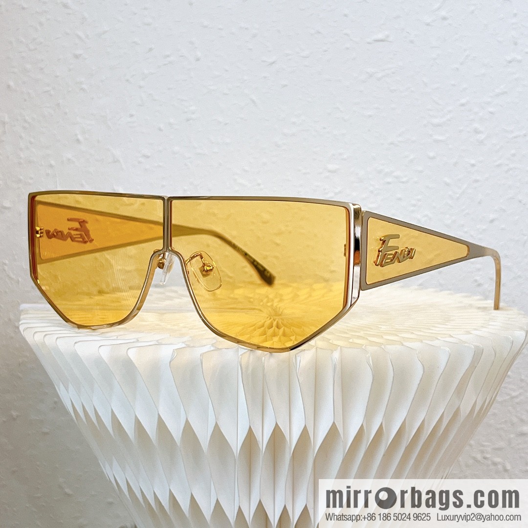 Fendi integrated unisex sunglasses