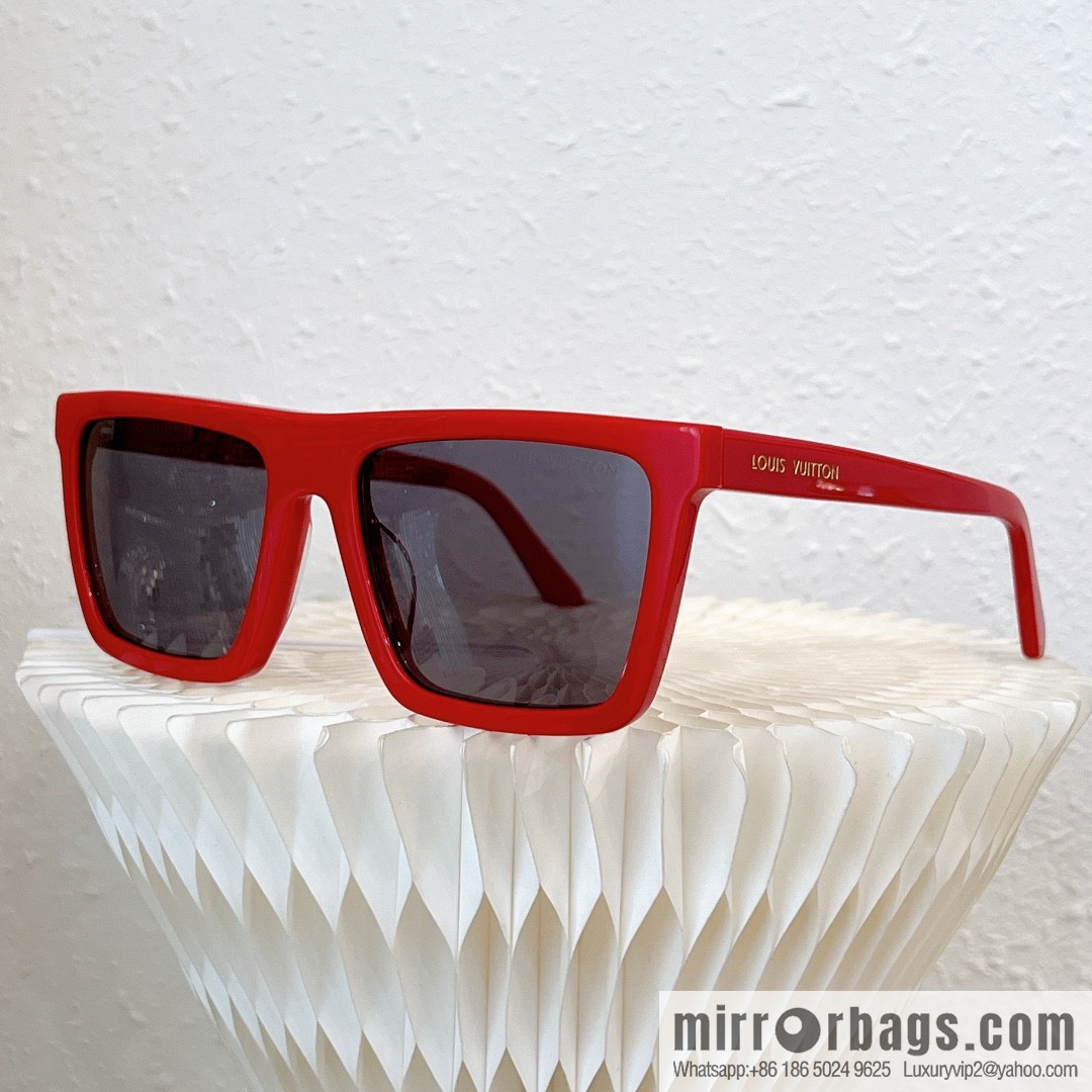 LV Louis Vuitton Square Unisex Sunglasses