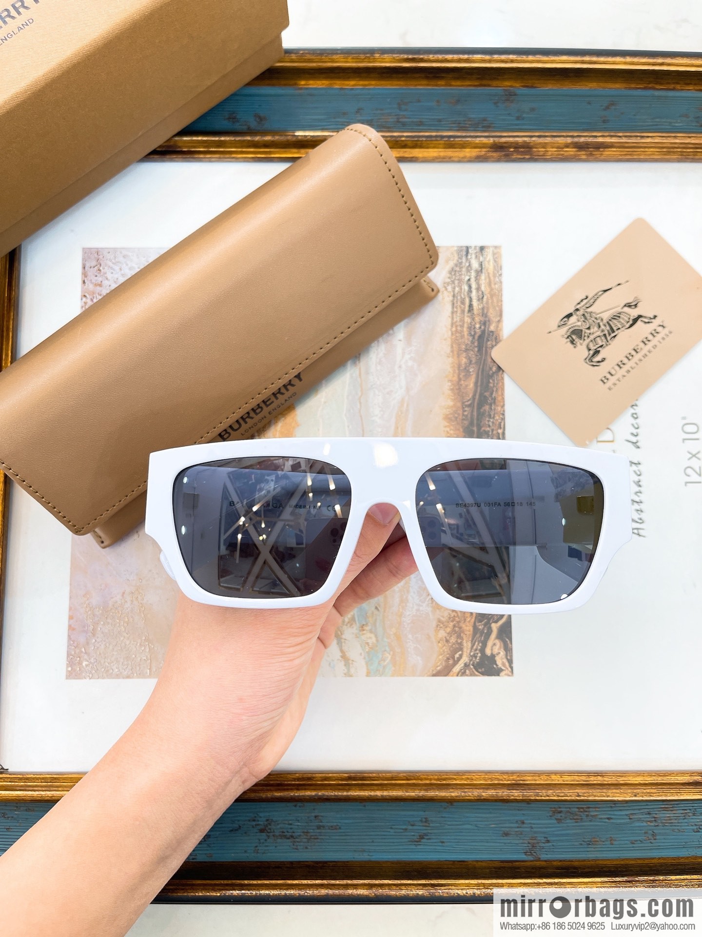 Burberry Burberry Large Frame Unisex Sunglasses