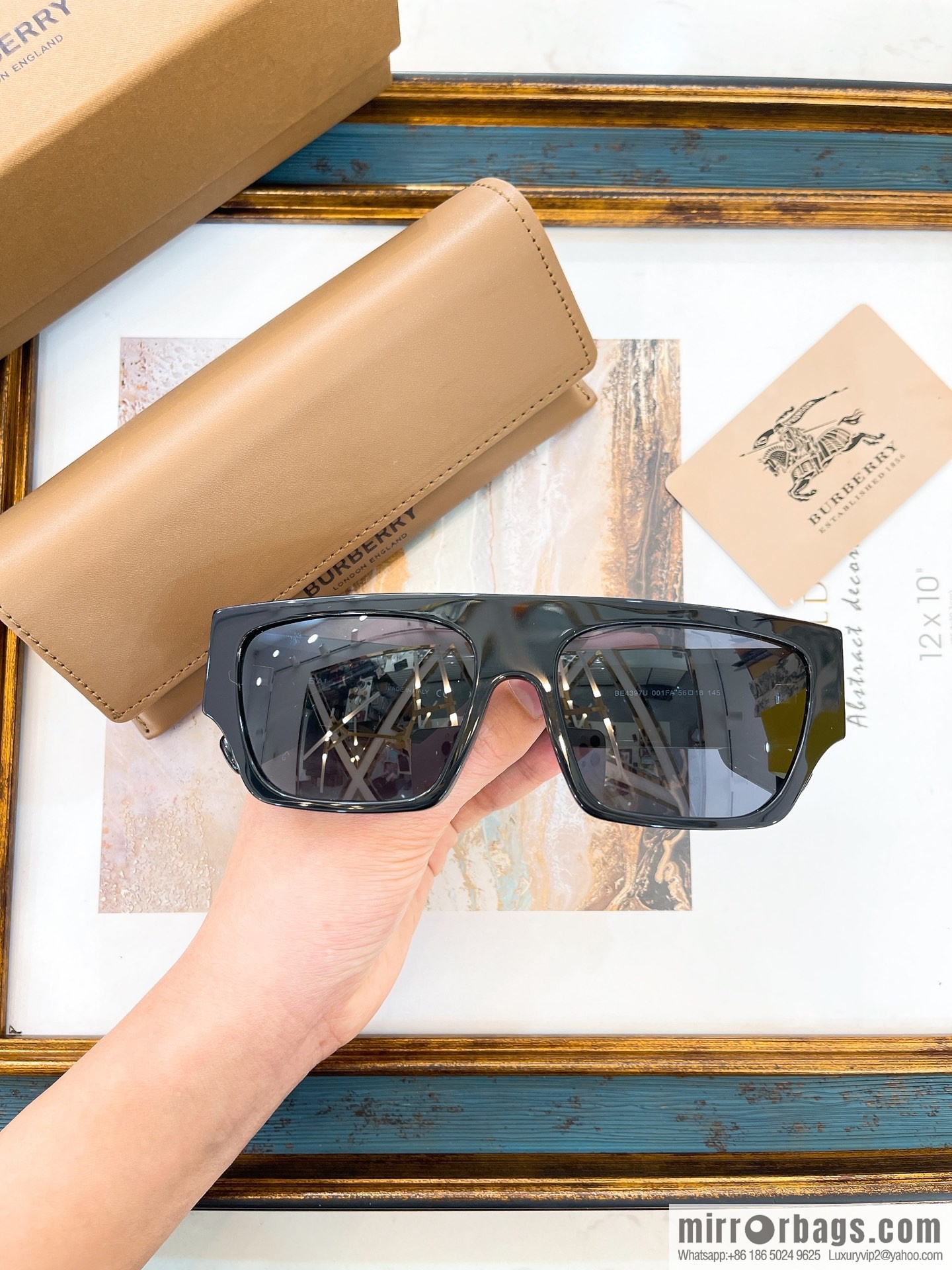 Burberry Burberry Large Frame Unisex Sunglasses