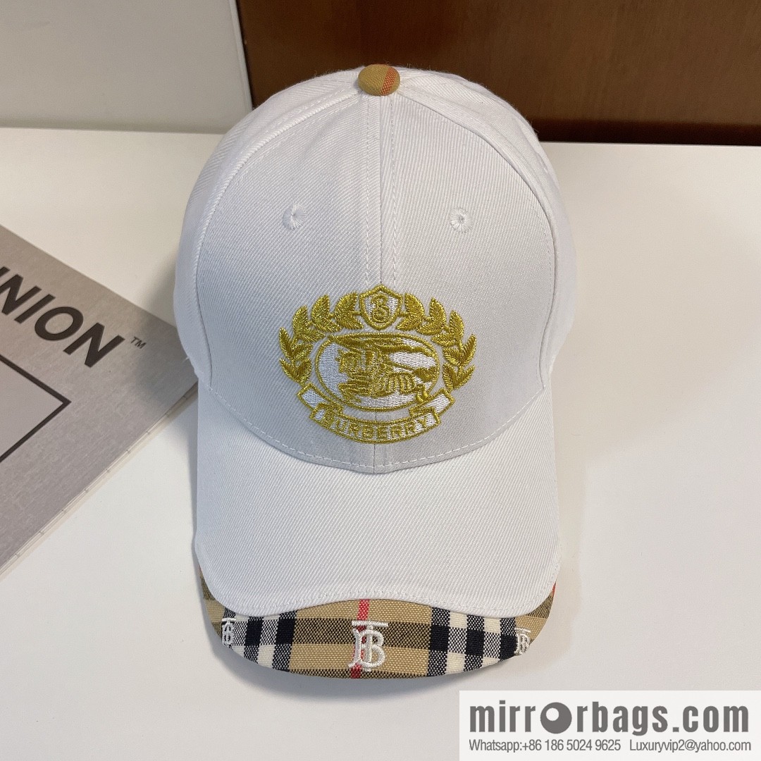 Burberry simple embroidery original baseball cap