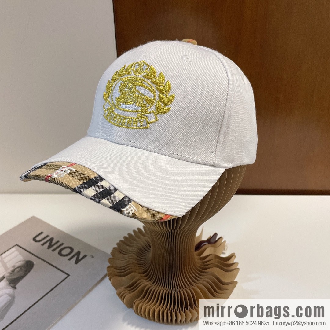 Burberry simple embroidery original baseball cap