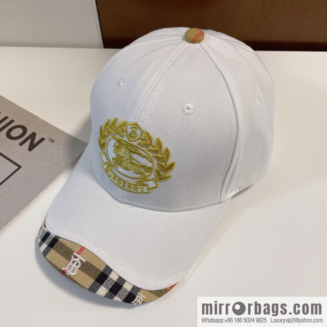 Burberry simple embroidery original baseball cap