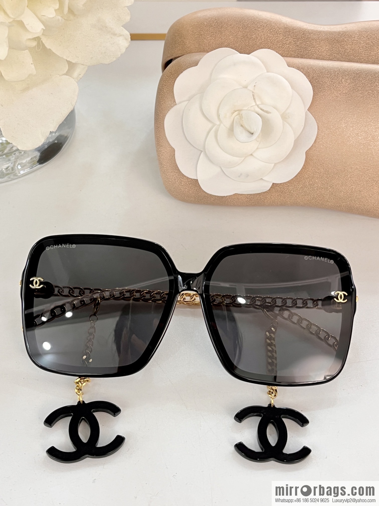 Chanel pendant women's sunglasses