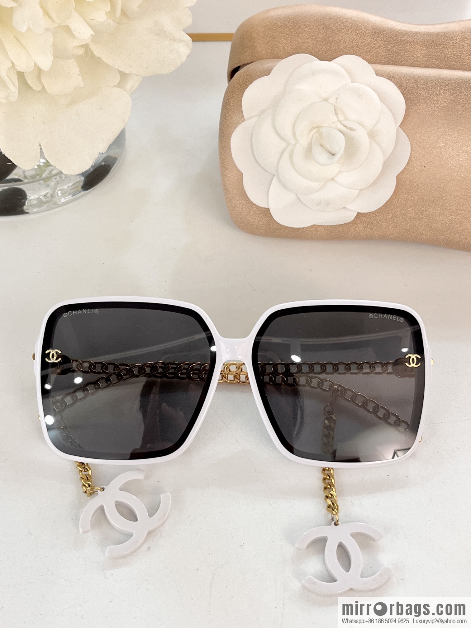 Chanel pendant women's sunglasses