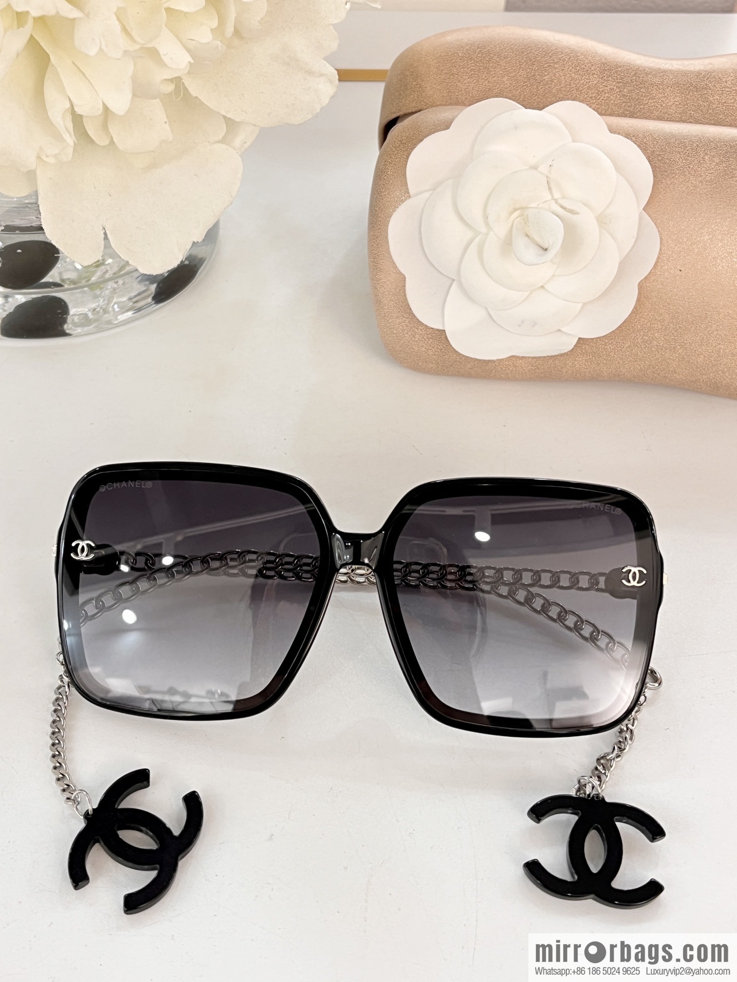 Chanel pendant women's sunglasses