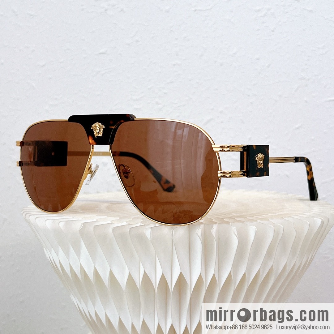 VERSACE Versace Head Logo Men's Sunglasses