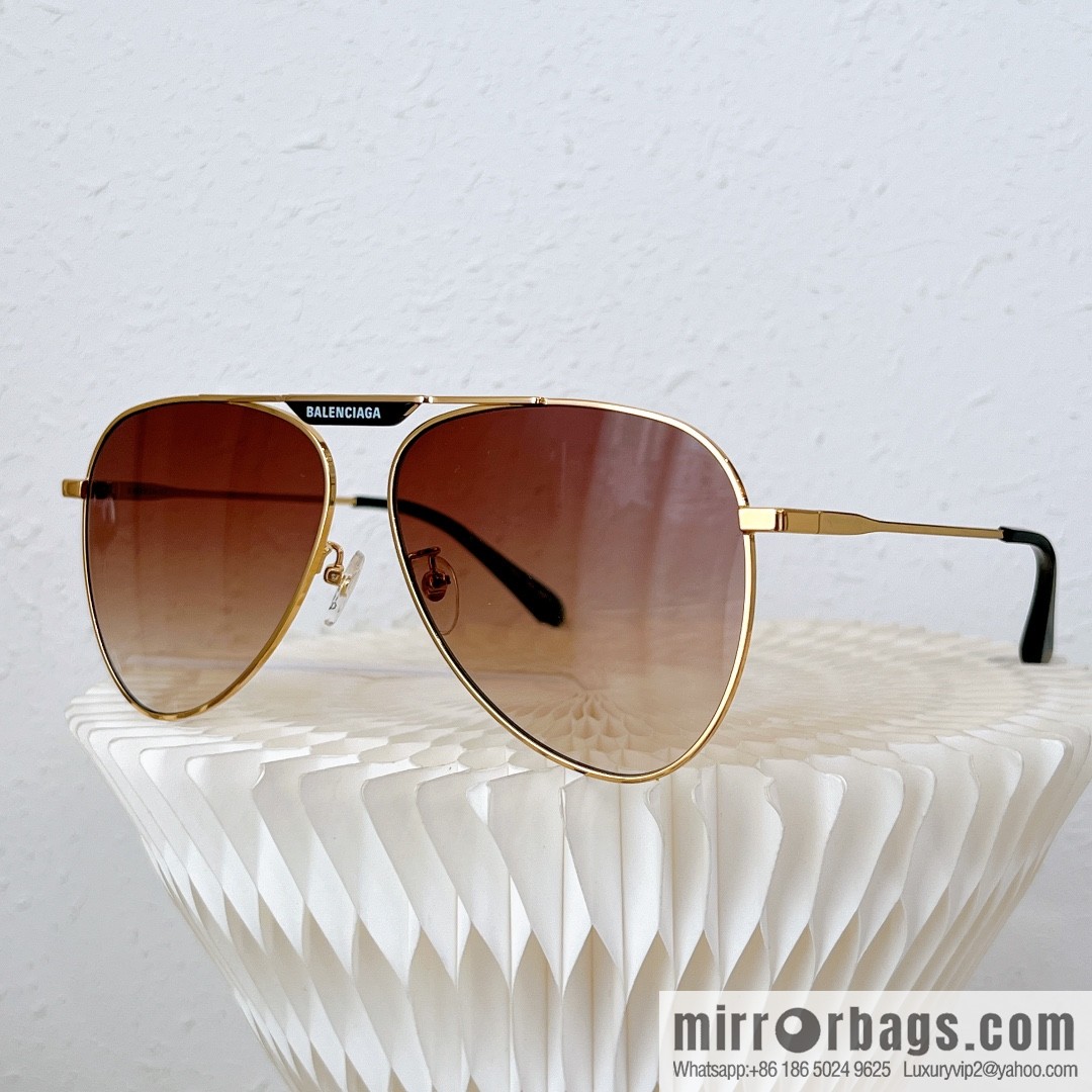 BALENCIAGA Balenciaga metal toad sunglasses